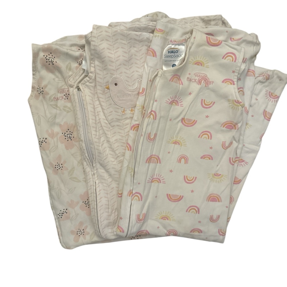 Halo SleepSack Set (3) - pink Patterns